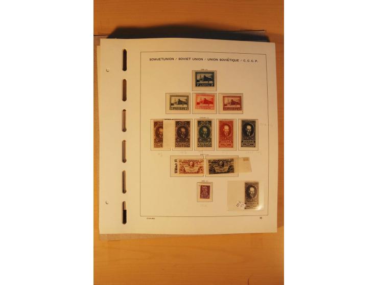 1858/1991, postfrische und ungebrauchte sehr reichhaltige Sammlung mit u.a. Mi.-Nr. 168y, 185IIB, 214c, 400Bxb, 427-28, 429-4
