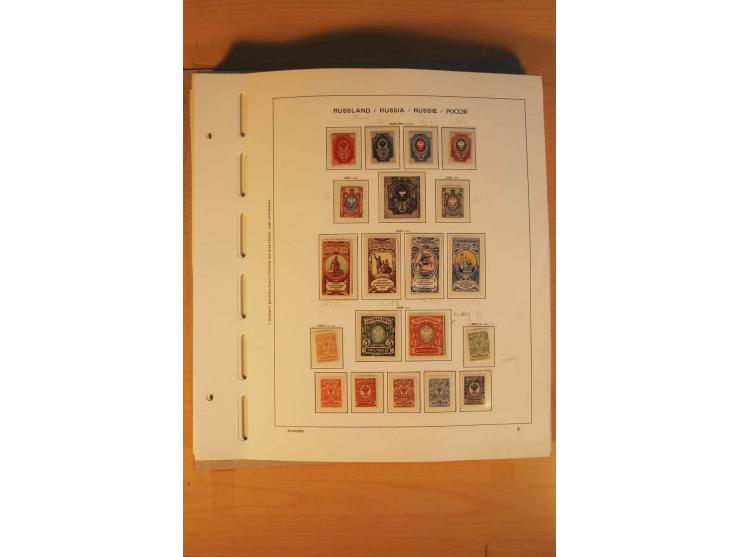 1858/1991, postfrische und ungebrauchte sehr reichhaltige Sammlung mit u.a. Mi.-Nr. 168y, 185IIB, 214c, 400Bxb, 427-28, 429-4