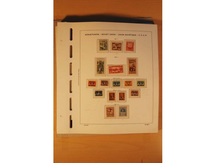 1858/1991, postfrische und ungebrauchte sehr reichhaltige Sammlung mit u.a. Mi.-Nr. 168y, 185IIB, 214c, 400Bxb, 427-28, 429-4