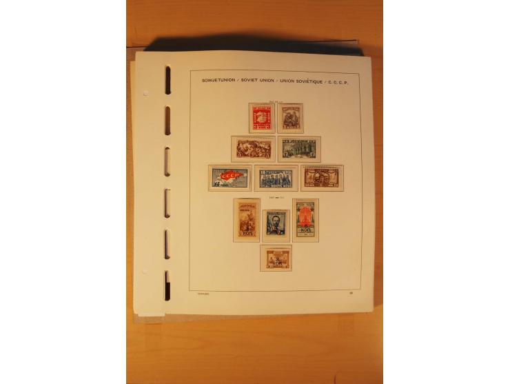 1858/1991, postfrische und ungebrauchte sehr reichhaltige Sammlung mit u.a. Mi.-Nr. 168y, 185IIB, 214c, 400Bxb, 427-28, 429-4