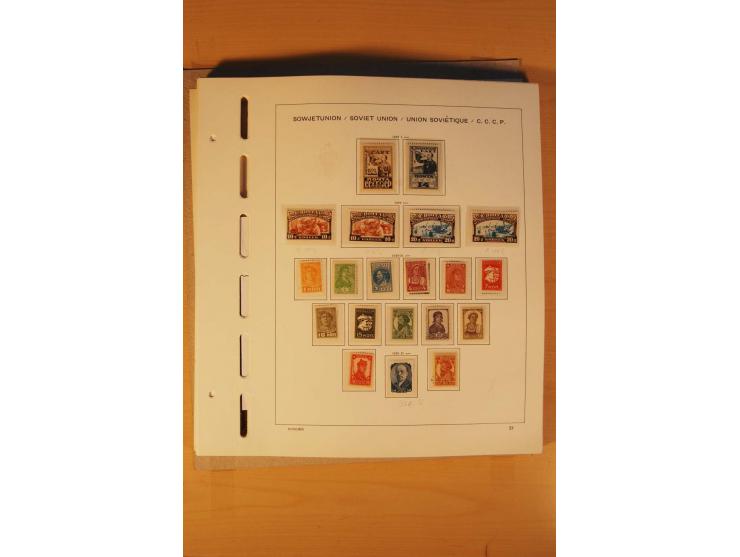 1858/1991, postfrische und ungebrauchte sehr reichhaltige Sammlung mit u.a. Mi.-Nr. 168y, 185IIB, 214c, 400Bxb, 427-28, 429-4