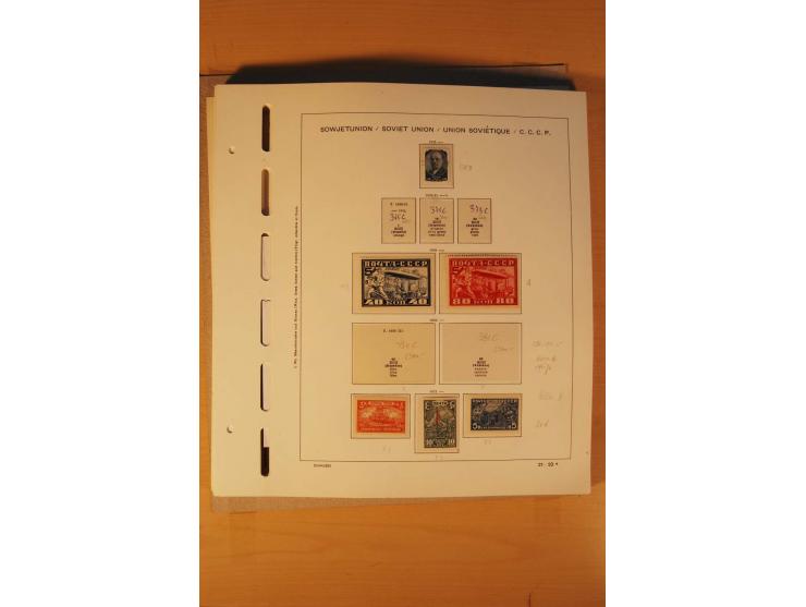 1858/1991, postfrische und ungebrauchte sehr reichhaltige Sammlung mit u.a. Mi.-Nr. 168y, 185IIB, 214c, 400Bxb, 427-28, 429-4