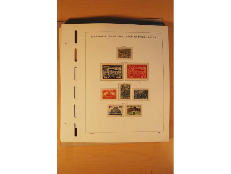 1858/1991, postfrische und ungebrauchte sehr reichhaltige Sammlung mit u.a. Mi.-Nr. 168y, 185IIB, 214c, 400Bxb, 427-28, 429-4