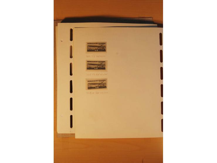 1858/1991, postfrische und ungebrauchte sehr reichhaltige Sammlung mit u.a. Mi.-Nr. 168y, 185IIB, 214c, 400Bxb, 427-28, 429-4