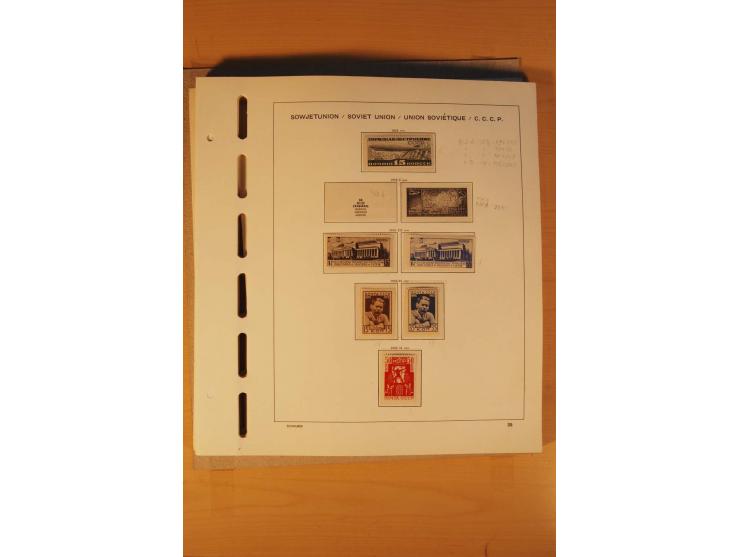 1858/1991, postfrische und ungebrauchte sehr reichhaltige Sammlung mit u.a. Mi.-Nr. 168y, 185IIB, 214c, 400Bxb, 427-28, 429-4