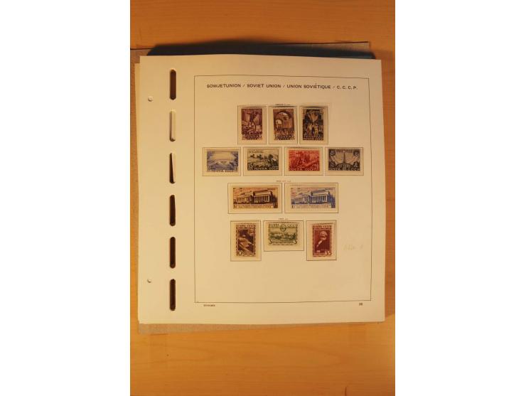 1858/1991, postfrische und ungebrauchte sehr reichhaltige Sammlung mit u.a. Mi.-Nr. 168y, 185IIB, 214c, 400Bxb, 427-28, 429-4