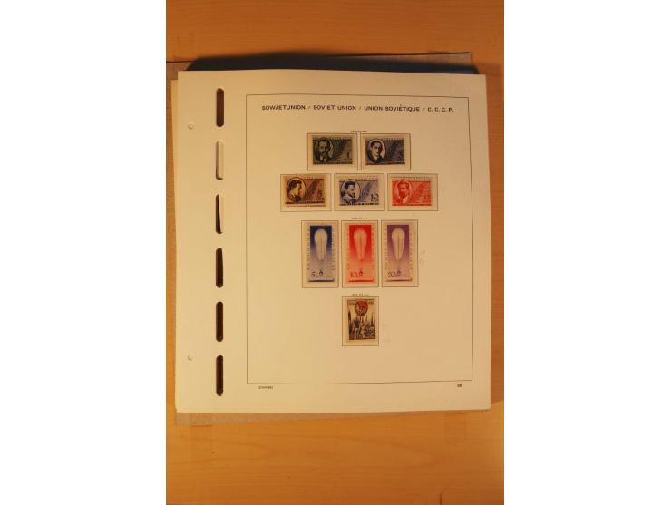 1858/1991, postfrische und ungebrauchte sehr reichhaltige Sammlung mit u.a. Mi.-Nr. 168y, 185IIB, 214c, 400Bxb, 427-28, 429-4