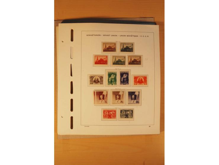 1858/1991, postfrische und ungebrauchte sehr reichhaltige Sammlung mit u.a. Mi.-Nr. 168y, 185IIB, 214c, 400Bxb, 427-28, 429-4