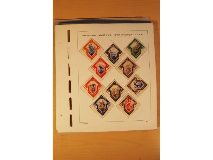 1858/1991, postfrische und ungebrauchte sehr reichhaltige Sammlung mit u.a. Mi.-Nr. 168y, 185IIB, 214c, 400Bxb, 427-28, 429-4