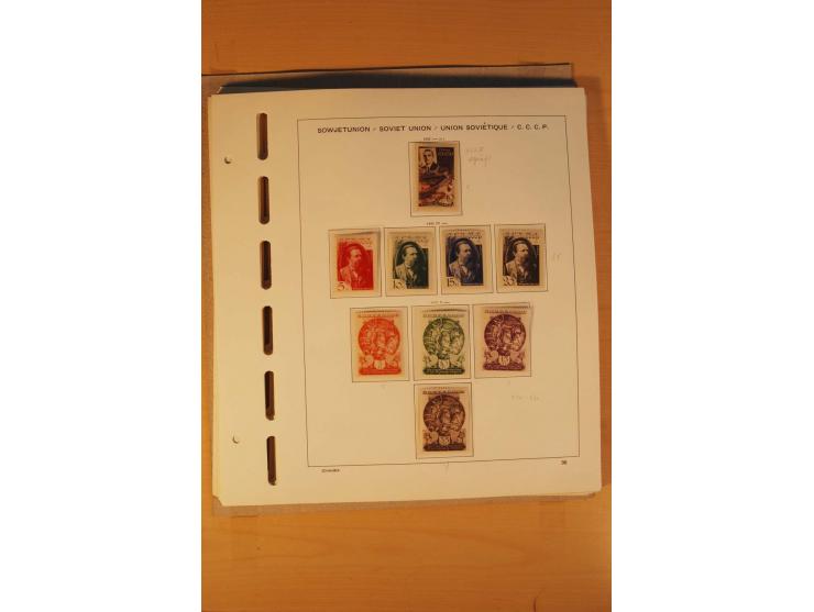 1858/1991, postfrische und ungebrauchte sehr reichhaltige Sammlung mit u.a. Mi.-Nr. 168y, 185IIB, 214c, 400Bxb, 427-28, 429-4