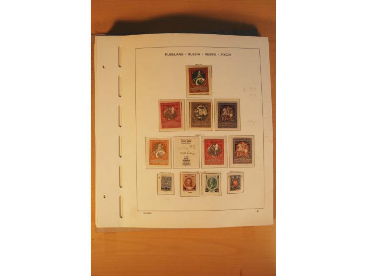 1858/1991, postfrische und ungebrauchte sehr reichhaltige Sammlung mit u.a. Mi.-Nr. 168y, 185IIB, 214c, 400Bxb, 427-28, 429-4