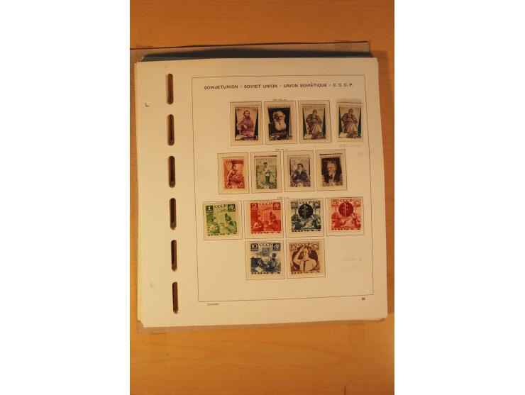 1858/1991, postfrische und ungebrauchte sehr reichhaltige Sammlung mit u.a. Mi.-Nr. 168y, 185IIB, 214c, 400Bxb, 427-28, 429-4