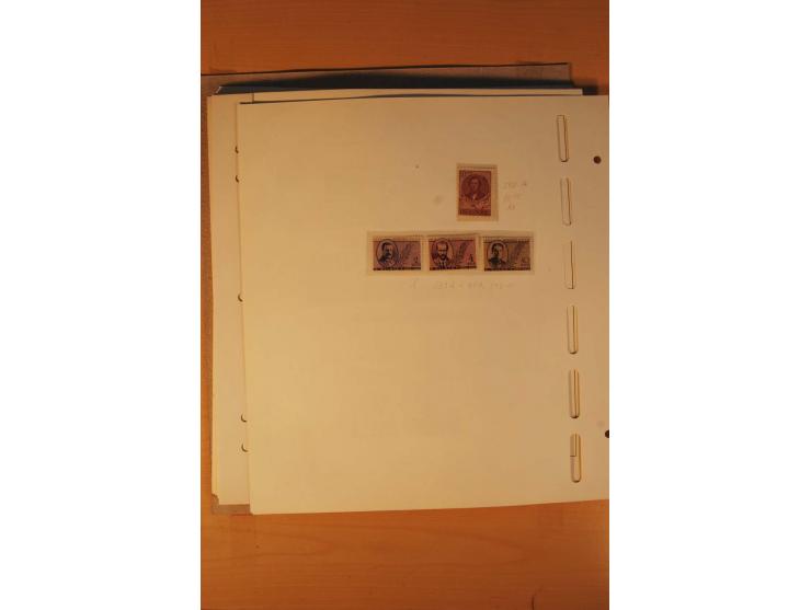 1858/1991, postfrische und ungebrauchte sehr reichhaltige Sammlung mit u.a. Mi.-Nr. 168y, 185IIB, 214c, 400Bxb, 427-28, 429-4