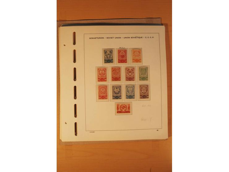 1858/1991, postfrische und ungebrauchte sehr reichhaltige Sammlung mit u.a. Mi.-Nr. 168y, 185IIB, 214c, 400Bxb, 427-28, 429-4