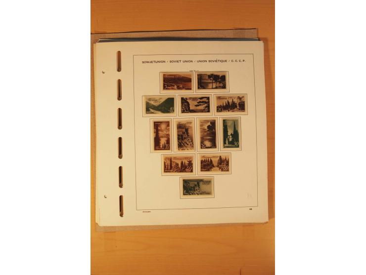 1858/1991, postfrische und ungebrauchte sehr reichhaltige Sammlung mit u.a. Mi.-Nr. 168y, 185IIB, 214c, 400Bxb, 427-28, 429-4