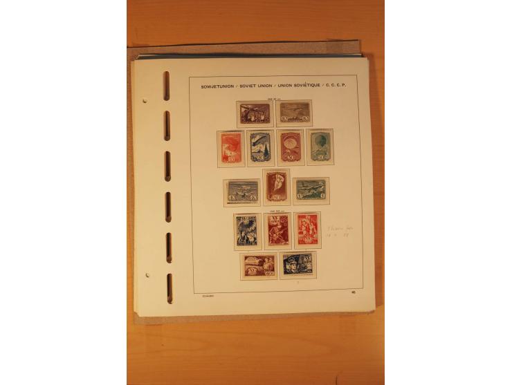 1858/1991, postfrische und ungebrauchte sehr reichhaltige Sammlung mit u.a. Mi.-Nr. 168y, 185IIB, 214c, 400Bxb, 427-28, 429-4