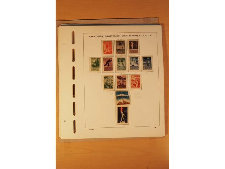 1858/1991, postfrische und ungebrauchte sehr reichhaltige Sammlung mit u.a. Mi.-Nr. 168y, 185IIB, 214c, 400Bxb, 427-28, 429-4