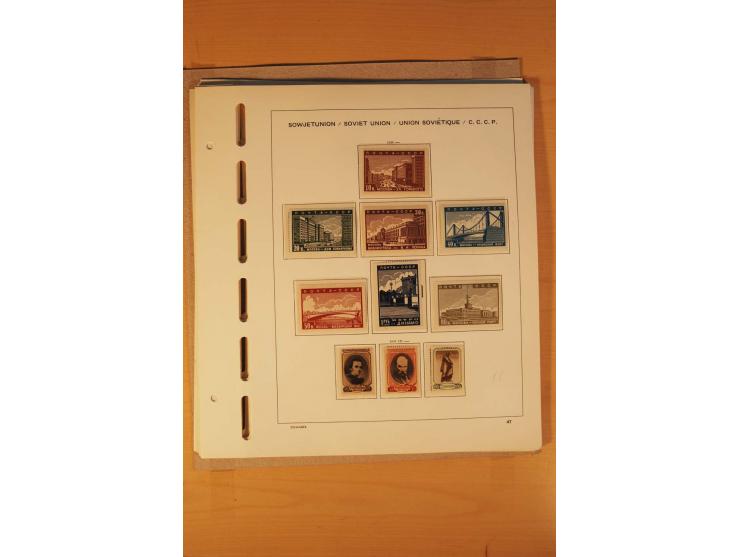 1858/1991, postfrische und ungebrauchte sehr reichhaltige Sammlung mit u.a. Mi.-Nr. 168y, 185IIB, 214c, 400Bxb, 427-28, 429-4