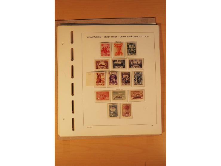 1858/1991, postfrische und ungebrauchte sehr reichhaltige Sammlung mit u.a. Mi.-Nr. 168y, 185IIB, 214c, 400Bxb, 427-28, 429-4