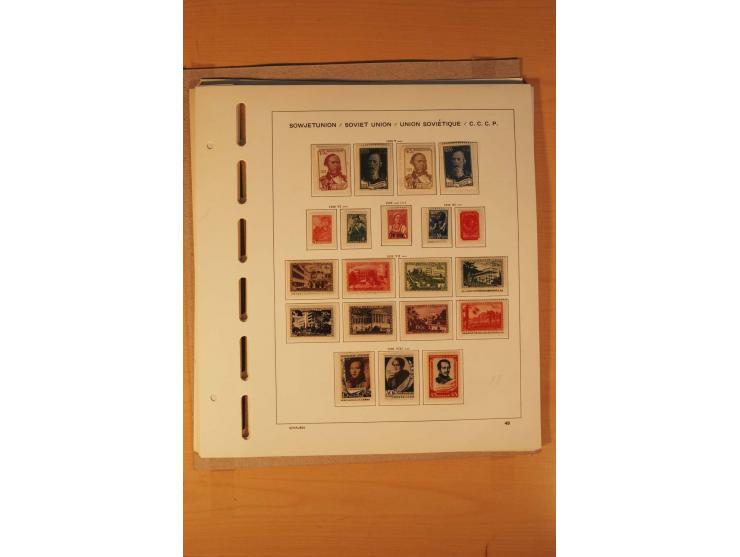 1858/1991, postfrische und ungebrauchte sehr reichhaltige Sammlung mit u.a. Mi.-Nr. 168y, 185IIB, 214c, 400Bxb, 427-28, 429-4