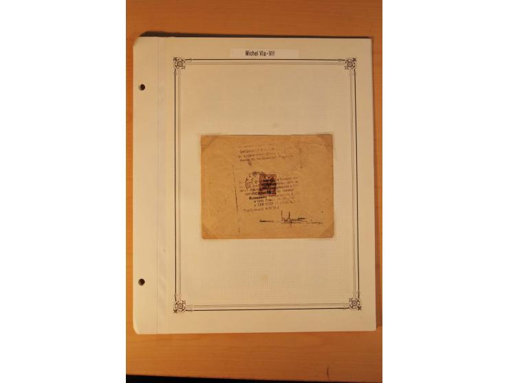 GEBÜHRENMARKEN FÜR BRIEFMARKEN-TAUSCHSENDUNGEN: 1922/33, postfrische, ungebrauchte und gestempelte Sammlung mit u.a. Mi.-Nr. 