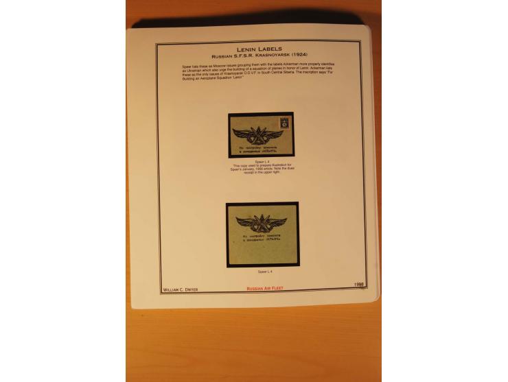 FLUGPOSTVIGNETTEN: 1925/33 (ca.), enorm umfangreiche Sammlung von ca. 400 Flugpost-Vignetten, über 20 Luftpostlotterie-Losen,
