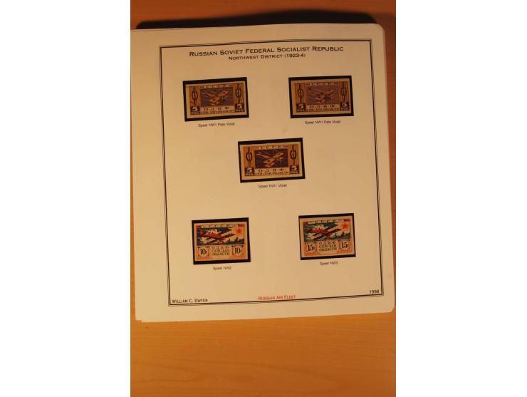 FLUGPOSTVIGNETTEN: 1925/33 (ca.), enorm umfangreiche Sammlung von ca. 400 Flugpost-Vignetten, über 20 Luftpostlotterie-Losen,