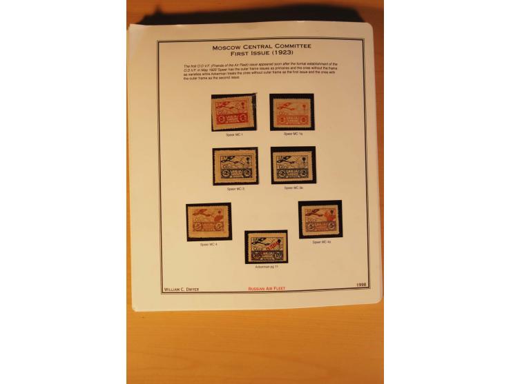 FLUGPOSTVIGNETTEN: 1925/33 (ca.), enorm umfangreiche Sammlung von ca. 400 Flugpost-Vignetten, über 20 Luftpostlotterie-Losen,