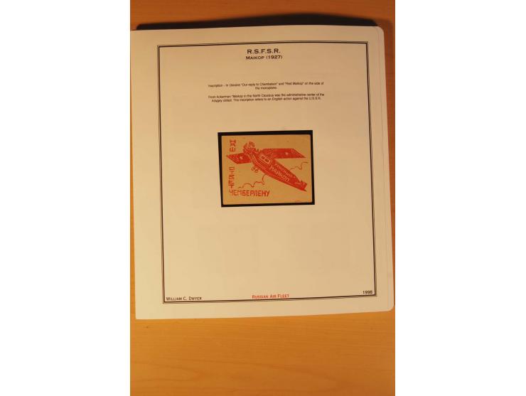FLUGPOSTVIGNETTEN: 1925/33 (ca.), enorm umfangreiche Sammlung von ca. 400 Flugpost-Vignetten, über 20 Luftpostlotterie-Losen,