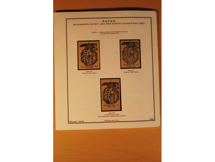 FLUGPOSTVIGNETTEN: 1925/33 (ca.), enorm umfangreiche Sammlung von ca. 400 Flugpost-Vignetten, über 20 Luftpostlotterie-Losen,
