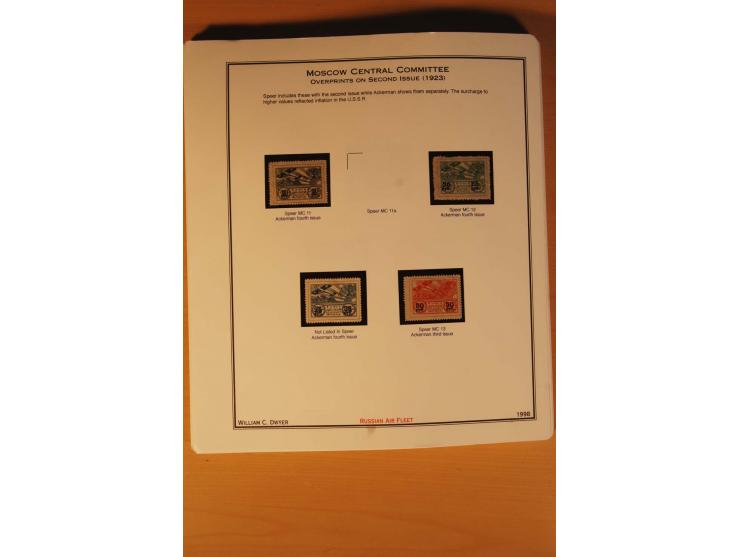 FLUGPOSTVIGNETTEN: 1925/33 (ca.), enorm umfangreiche Sammlung von ca. 400 Flugpost-Vignetten, über 20 Luftpostlotterie-Losen,
