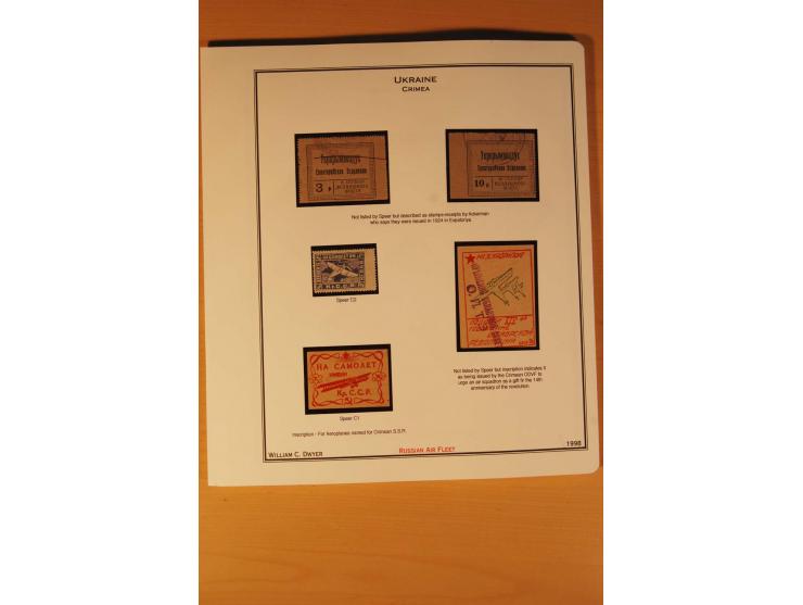 FLUGPOSTVIGNETTEN: 1925/33 (ca.), enorm umfangreiche Sammlung von ca. 400 Flugpost-Vignetten, über 20 Luftpostlotterie-Losen,
