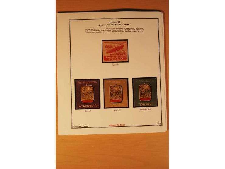 FLUGPOSTVIGNETTEN: 1925/33 (ca.), enorm umfangreiche Sammlung von ca. 400 Flugpost-Vignetten, über 20 Luftpostlotterie-Losen,