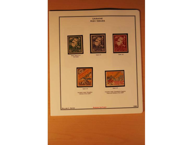 FLUGPOSTVIGNETTEN: 1925/33 (ca.), enorm umfangreiche Sammlung von ca. 400 Flugpost-Vignetten, über 20 Luftpostlotterie-Losen,