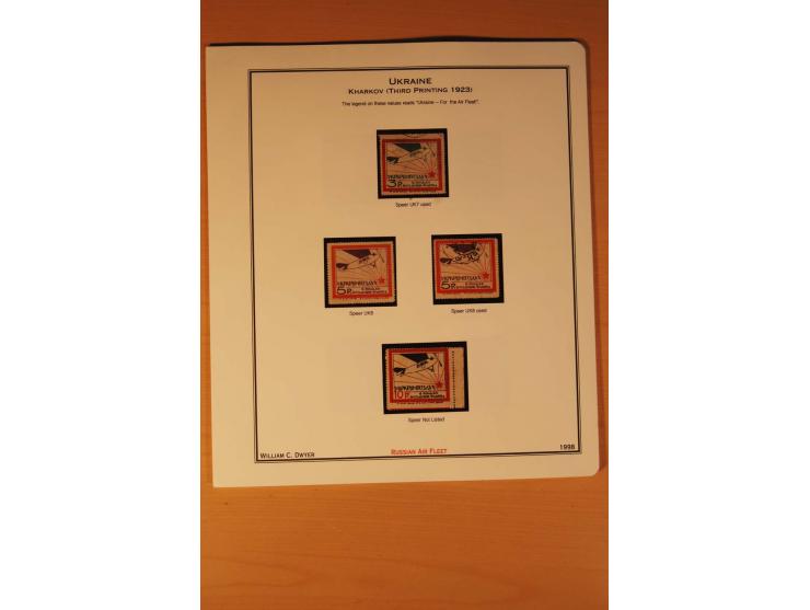 FLUGPOSTVIGNETTEN: 1925/33 (ca.), enorm umfangreiche Sammlung von ca. 400 Flugpost-Vignetten, über 20 Luftpostlotterie-Losen,