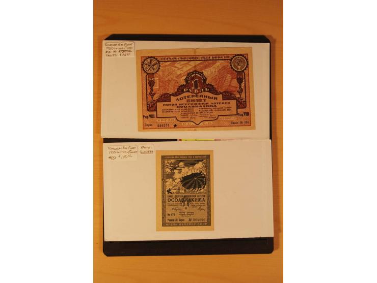 FLUGPOSTVIGNETTEN: 1925/33 (ca.), enorm umfangreiche Sammlung von ca. 400 Flugpost-Vignetten, über 20 Luftpostlotterie-Losen,