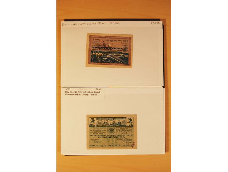 FLUGPOSTVIGNETTEN: 1925/33 (ca.), enorm umfangreiche Sammlung von ca. 400 Flugpost-Vignetten, über 20 Luftpostlotterie-Losen,