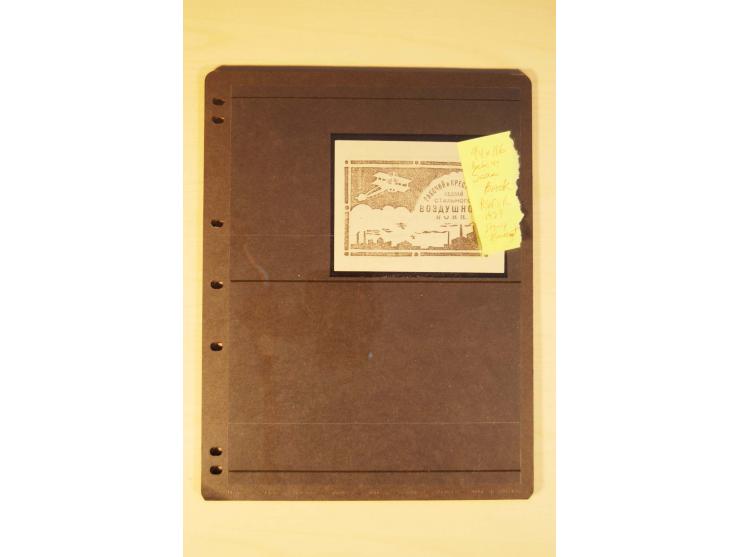 FLUGPOSTVIGNETTEN: 1925/33 (ca.), enorm umfangreiche Sammlung von ca. 400 Flugpost-Vignetten, über 20 Luftpostlotterie-Losen,