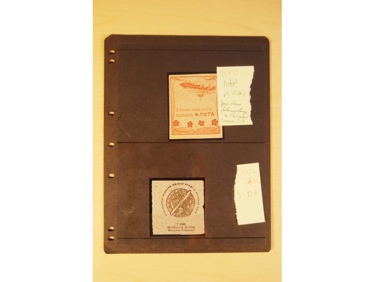 FLUGPOSTVIGNETTEN: 1925/33 (ca.), enorm umfangreiche Sammlung von ca. 400 Flugpost-Vignetten, über 20 Luftpostlotterie-Losen,