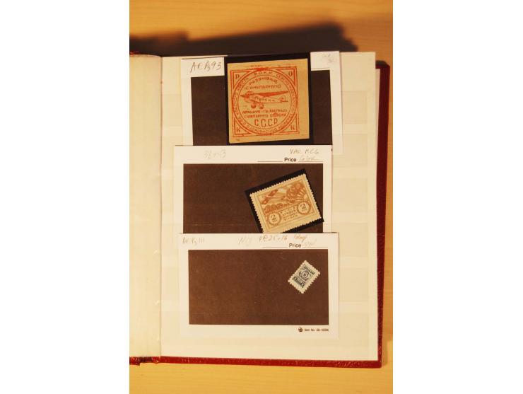 FLUGPOSTVIGNETTEN: 1925/33 (ca.), enorm umfangreiche Sammlung von ca. 400 Flugpost-Vignetten, über 20 Luftpostlotterie-Losen,