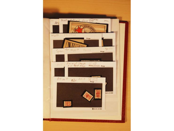 FLUGPOSTVIGNETTEN: 1925/33 (ca.), enorm umfangreiche Sammlung von ca. 400 Flugpost-Vignetten, über 20 Luftpostlotterie-Losen,