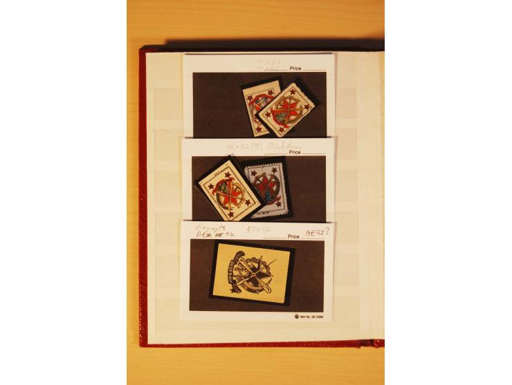 FLUGPOSTVIGNETTEN: 1925/33 (ca.), enorm umfangreiche Sammlung von ca. 400 Flugpost-Vignetten, über 20 Luftpostlotterie-Losen,