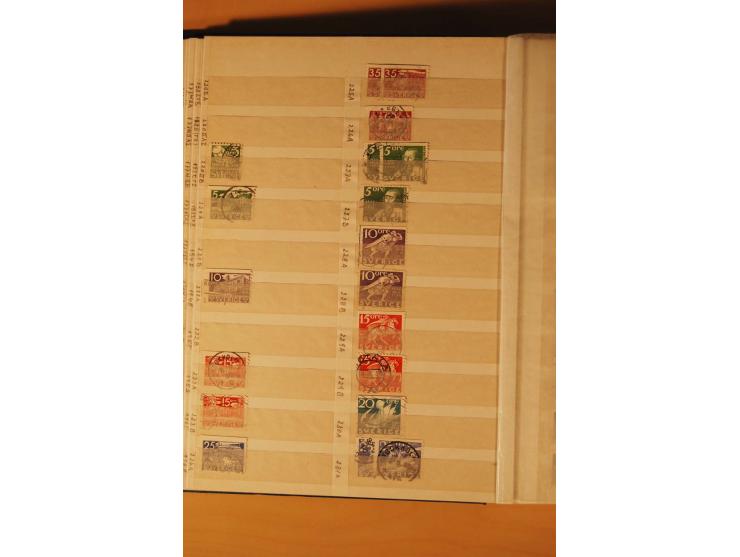 1858/1976, postfrischer und gestempelter Doublettenposten, überwiegend nach 1945, in 3 Einsteckbüchern