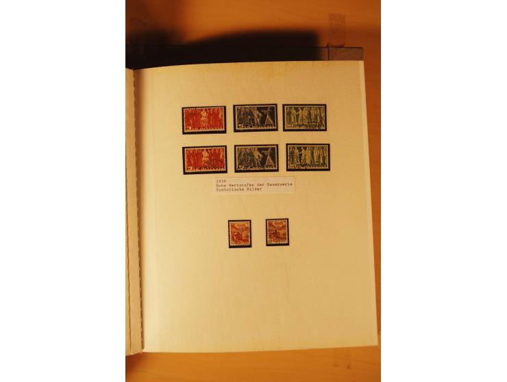 1850/2005,  mehrfach geführte postfrische, ungebrauchte und gestempelte Sammlung mit einigen besseren Ausgaben, dabei PAX-Sat