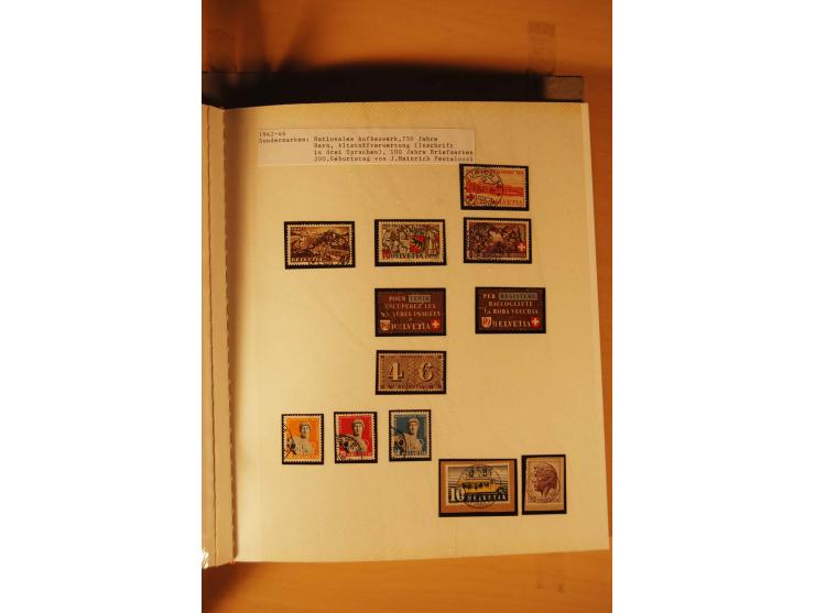 1850/2005,  mehrfach geführte postfrische, ungebrauchte und gestempelte Sammlung mit einigen besseren Ausgaben, dabei PAX-Sat