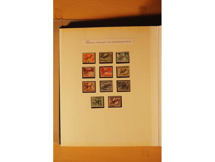 1850/2005,  mehrfach geführte postfrische, ungebrauchte und gestempelte Sammlung mit einigen besseren Ausgaben, dabei PAX-Sat