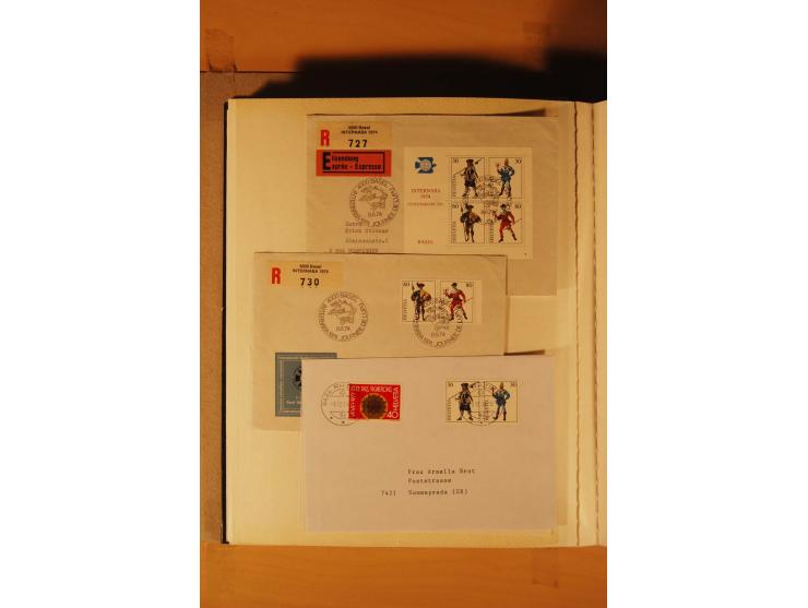 1850/2005,  mehrfach geführte postfrische, ungebrauchte und gestempelte Sammlung mit einigen besseren Ausgaben, dabei PAX-Sat