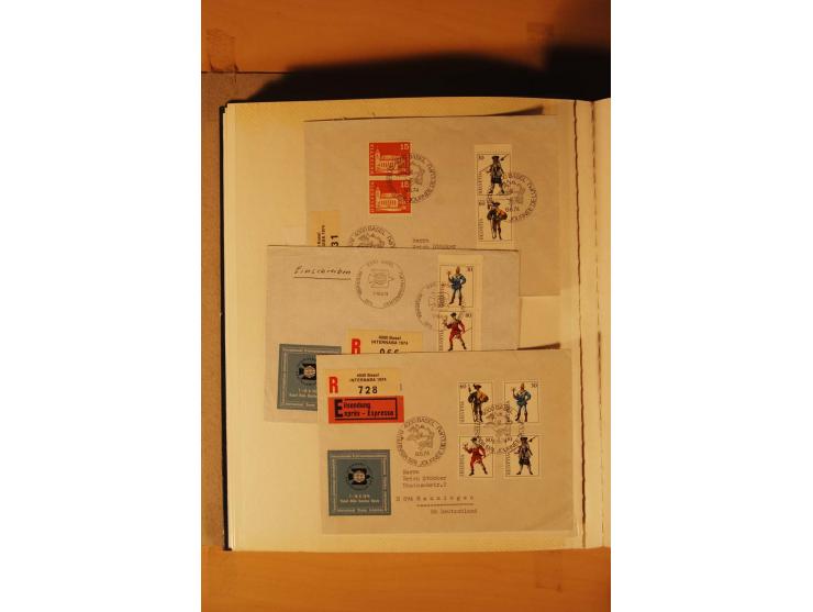 1850/2005,  mehrfach geführte postfrische, ungebrauchte und gestempelte Sammlung mit einigen besseren Ausgaben, dabei PAX-Sat