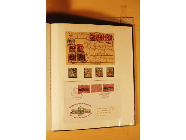 1850/2005,  mehrfach geführte postfrische, ungebrauchte und gestempelte Sammlung mit einigen besseren Ausgaben, dabei PAX-Sat