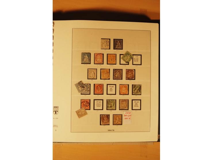 1850/2005,  mehrfach geführte postfrische, ungebrauchte und gestempelte Sammlung mit einigen besseren Ausgaben, dabei PAX-Sat